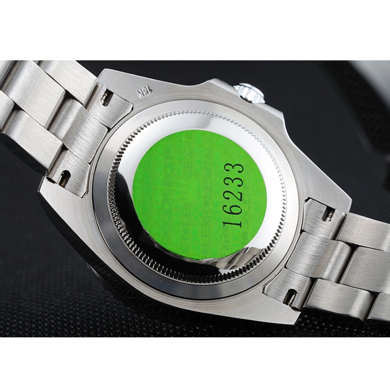 Aaa replica watch 1454153 Bracelet Rolex Submariner Dial Steel Date Black Stainless 0818